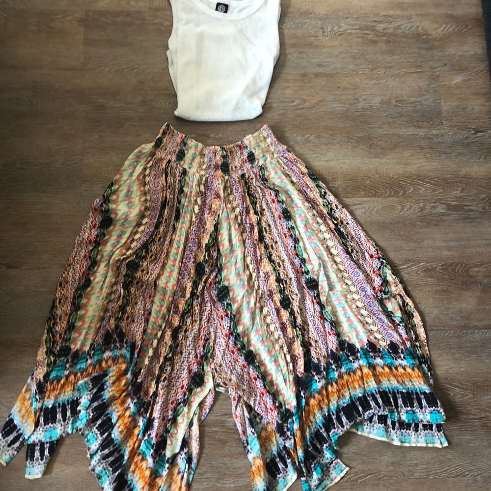 Hippy boho skirt
